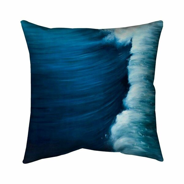 Begin Home Decor 26 x 26 in. Wave-Double Sided Print Indoor Pillow 5541-2626-CO49